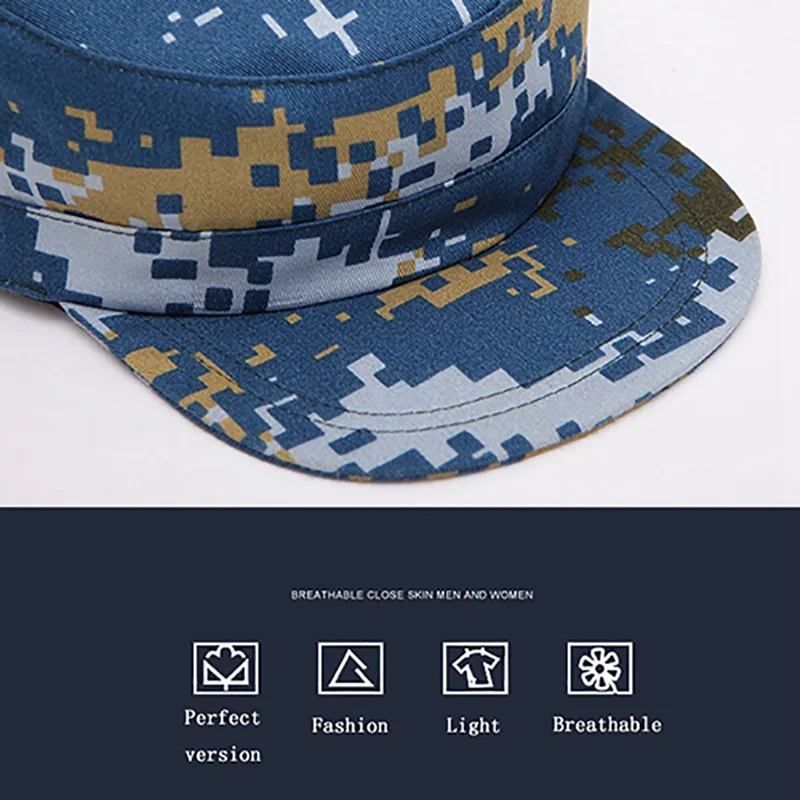 Бейсболка мужская в стиле милитари Классическая камуфляжная хлопковая