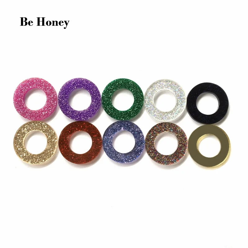 

Классические разноцветные Круглые зеркальные акриловые аксессуары для сережек, браслетов, ожерелий, сделай сам, оптом