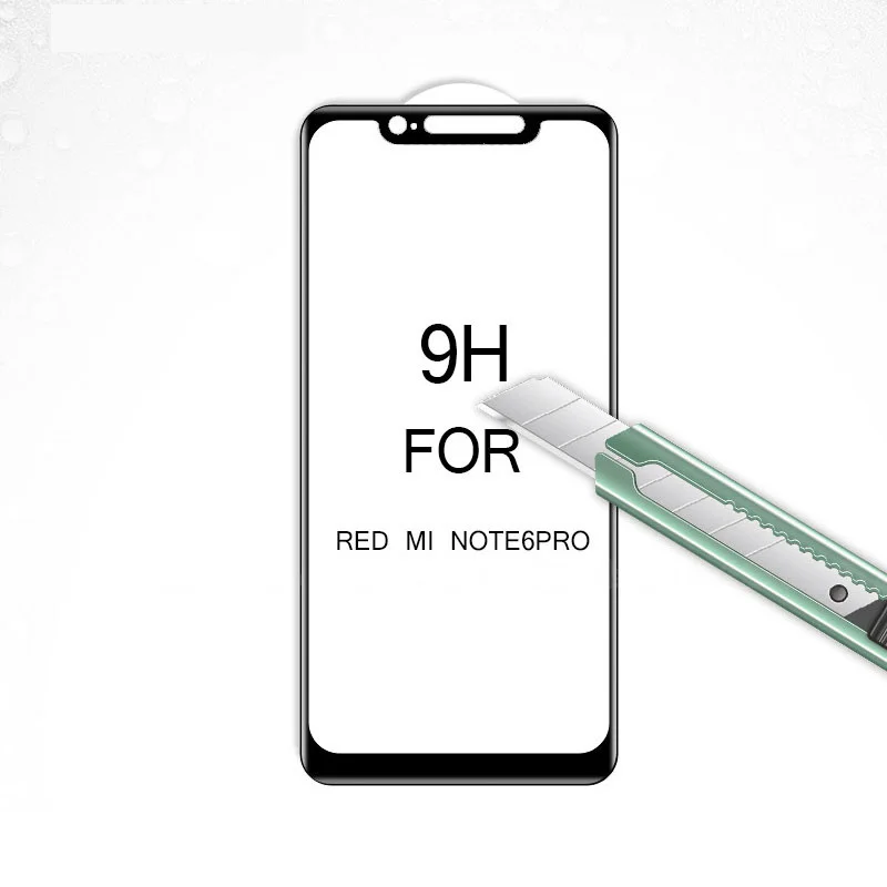 5D закаленное стекло с холодной резьбой для Xiaomi Redmi Note 7 6 Pro 3D полное покрытие небьющиеся края протектор экрана Redmi Note 5 Pro