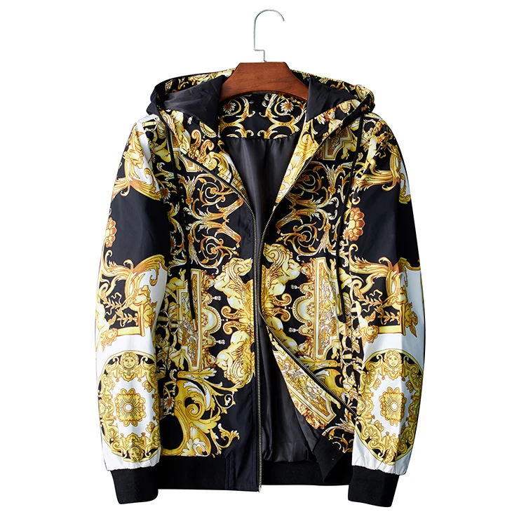 Модная дизайнерская куртка ветровка с длинным рукавом мужские куртки капюшоном