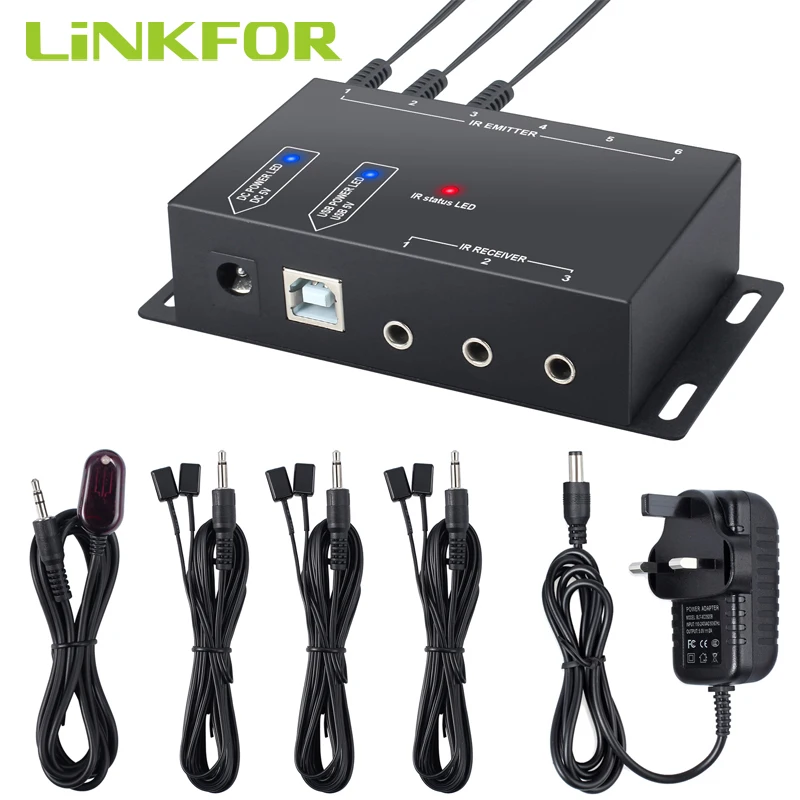 LiNKFOR скрытый ИК ретранслятор комплект системы инфракрасное дистанционное