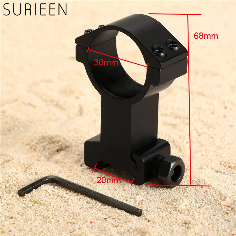 Охотничий Тактический 30 мм высококольцевой лазерный фонарик 20 планка Вивера