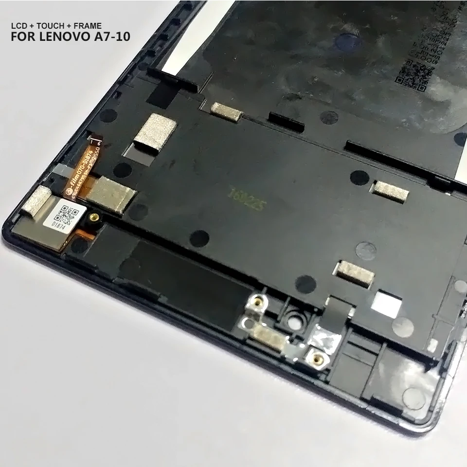Для Lenovo Tab 2 A7-20 A7-20F A7-10F A7-10 стеклянный ЖК-дисплей с рамкой и дигитайзером