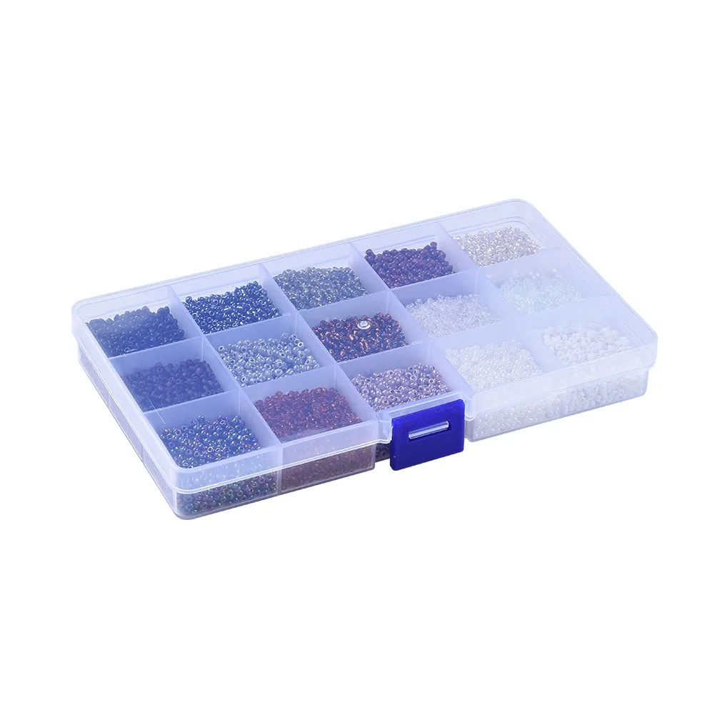 

Hot New Product Mixed Color Black Series Glass Rice Bead Diy Beaded Bracelet Glass Seed Bead Jewelry Accessories