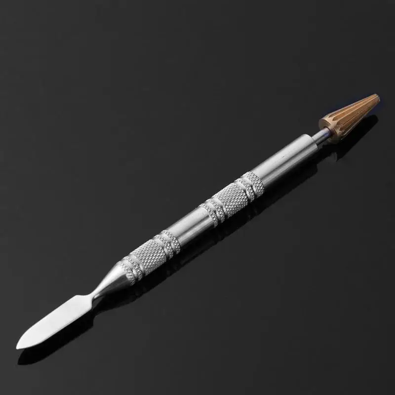 Двойная головка кожа край масло краситель ручка аппликатор быстрая краска