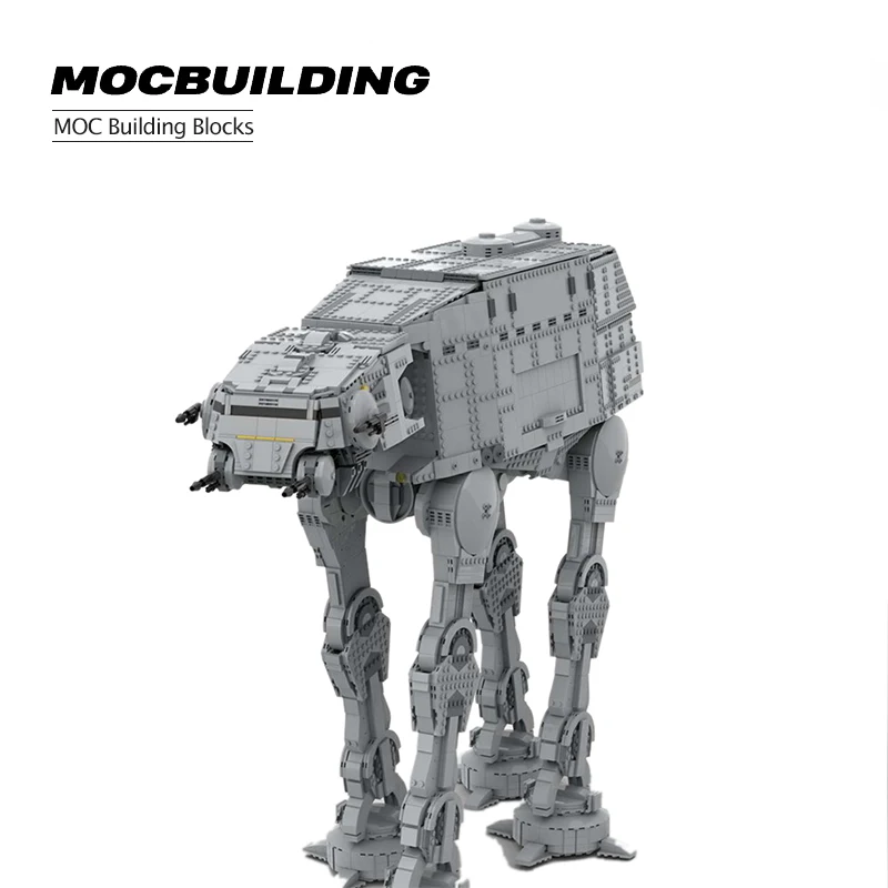

Строительные блоки MOC серии "Звездные войны", модель AT walker, сборные игрушки в наборе, развивающие игрушки, детские подарки