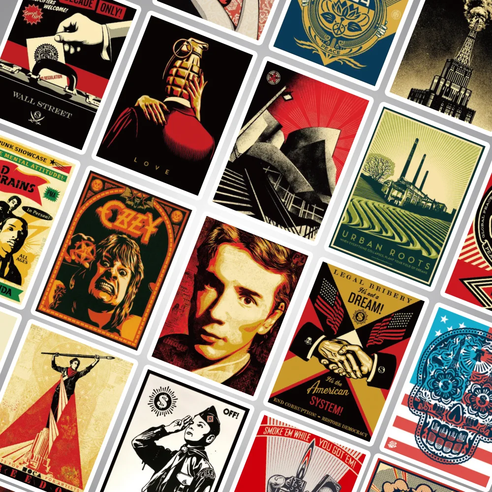 

10/30/50PCS Retro Series Set Sticker Memories Past Travel Suitcase Luggage Car Skateboard Notebook Era Wholesale