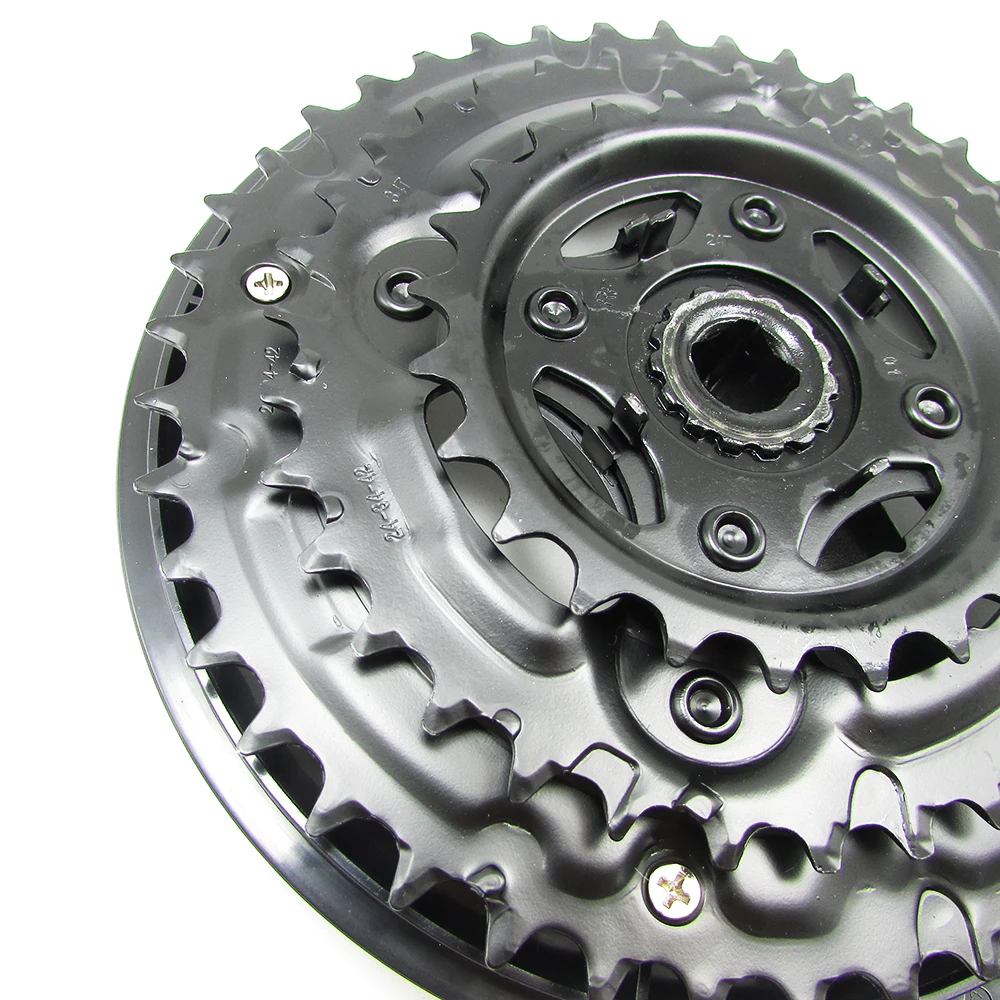 PROWHEEL 7/8/9 Скорость MTB велосипед для горного велосипеда набор 24/34/42T 170mm Полые зубчатая пластина велосипед кривошипно MTB велосипеда диаметра окружности болтов(цепное колесо