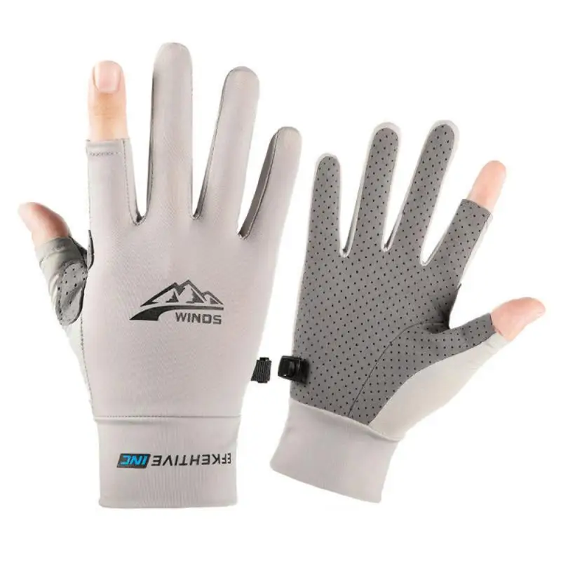 

Anti-skid Breathable Gloves Fitness Gloves In Spring And Summer Men's And Women's Sun Protection Cycling Half Finger Gloves