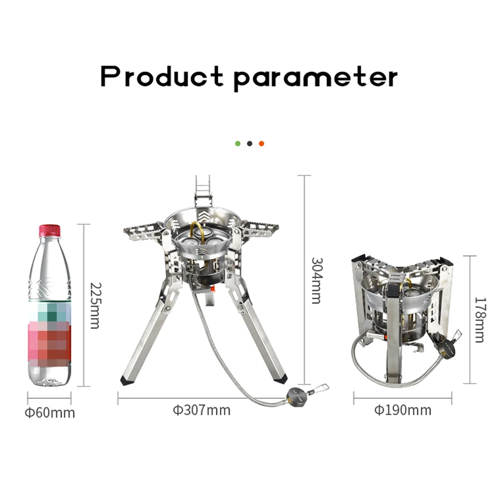 

Outdoor Barbecue Camping Gases Stoves High Power Furnaces Folding Furnaces Outdoor Stoves Windproof Camping Equipment