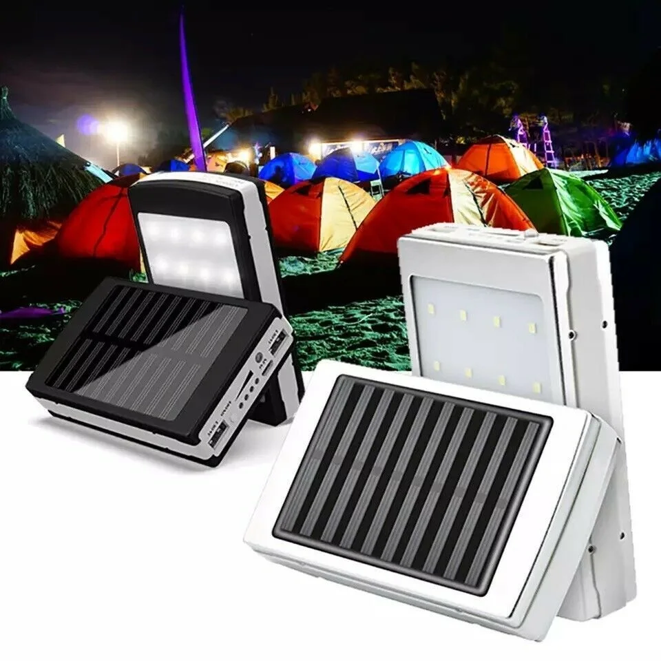 

Solar power bank LED portable 5x18650 mobile phone charger dual USB suitable for mobile phones automobile parts