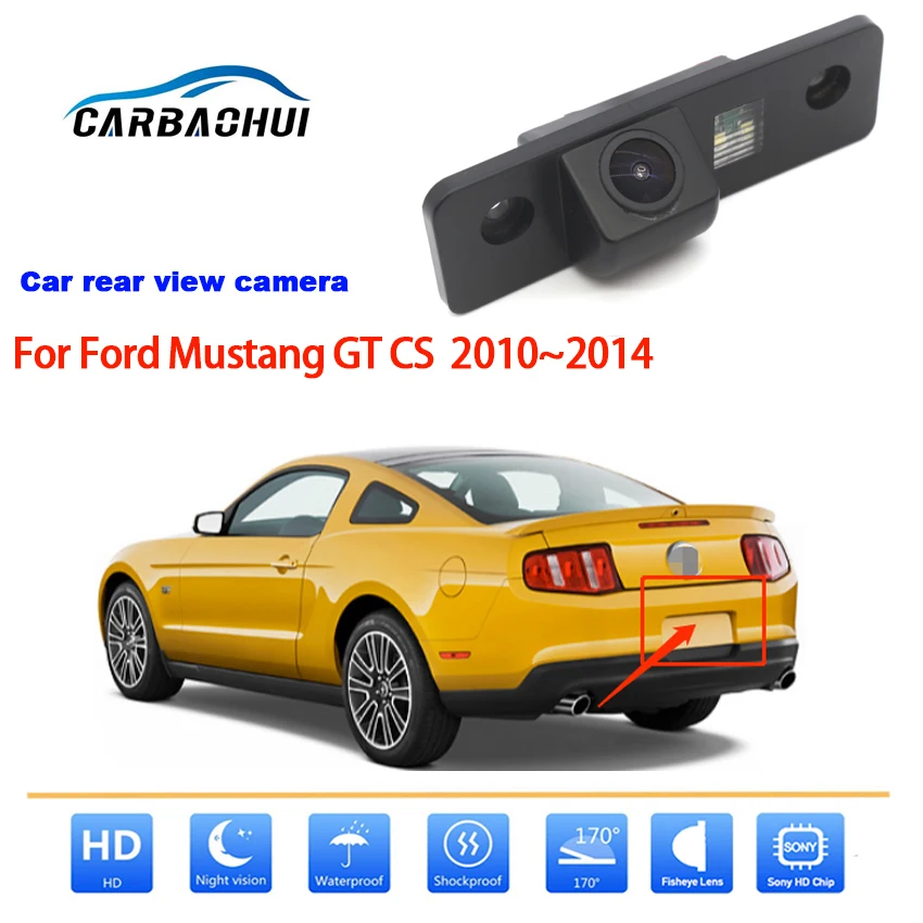Car wireless rear view reversing camera For Ford Mustang GT CS 2010 2011 2012 2013 2014 CCD full HD Night Vision Waterproof