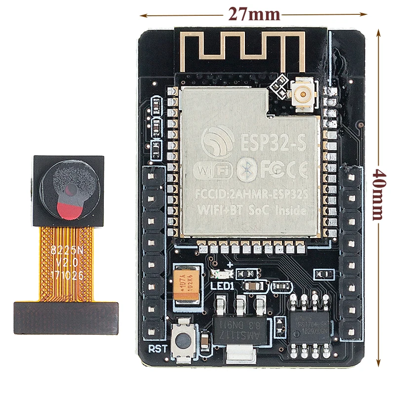 BlueRaven ESP32 CAM WiFi модуль серийный к макетная плата с камерой OV2640|Аксессуары для