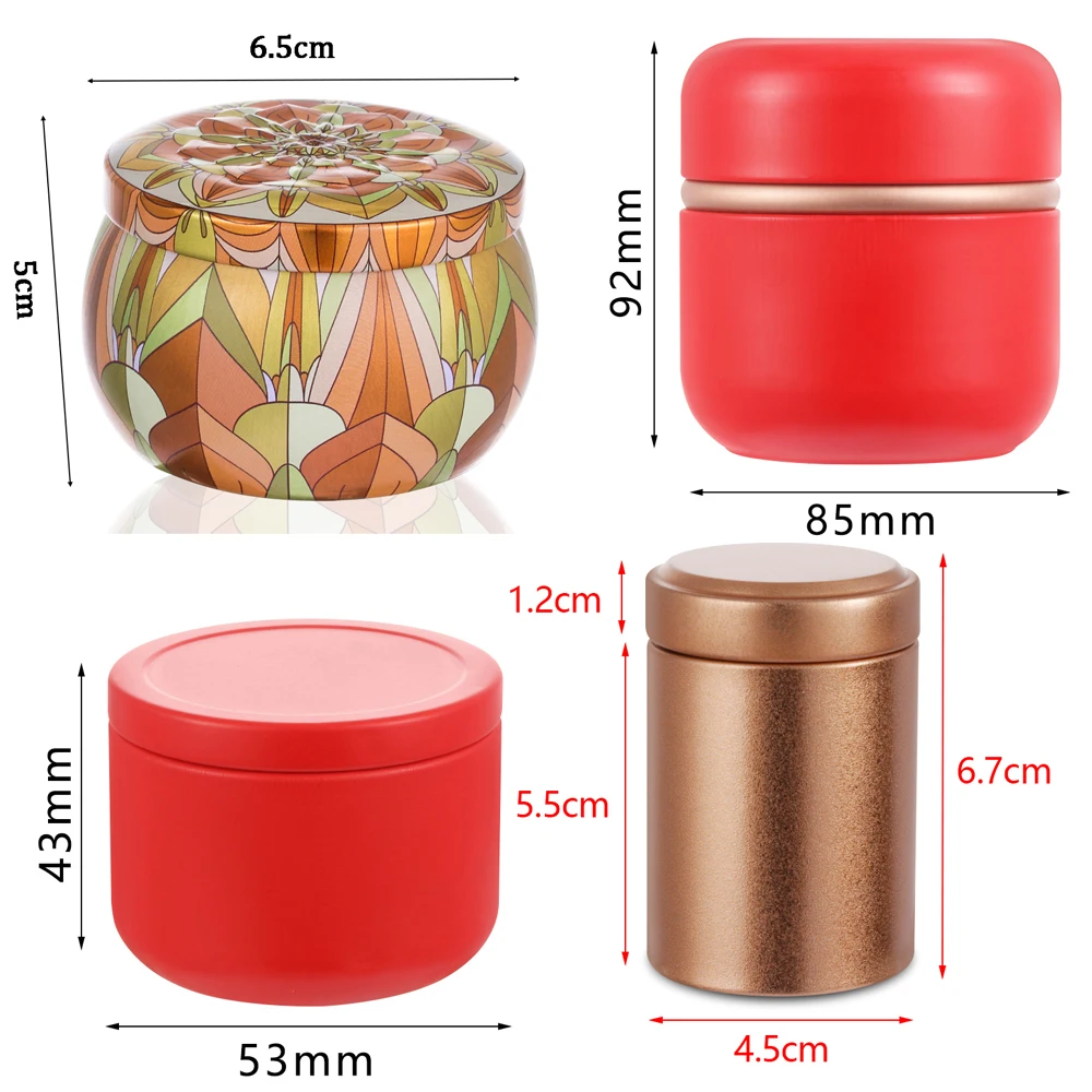 Коробка для конфет в форме свечи железная коробка барабана чайный горшок