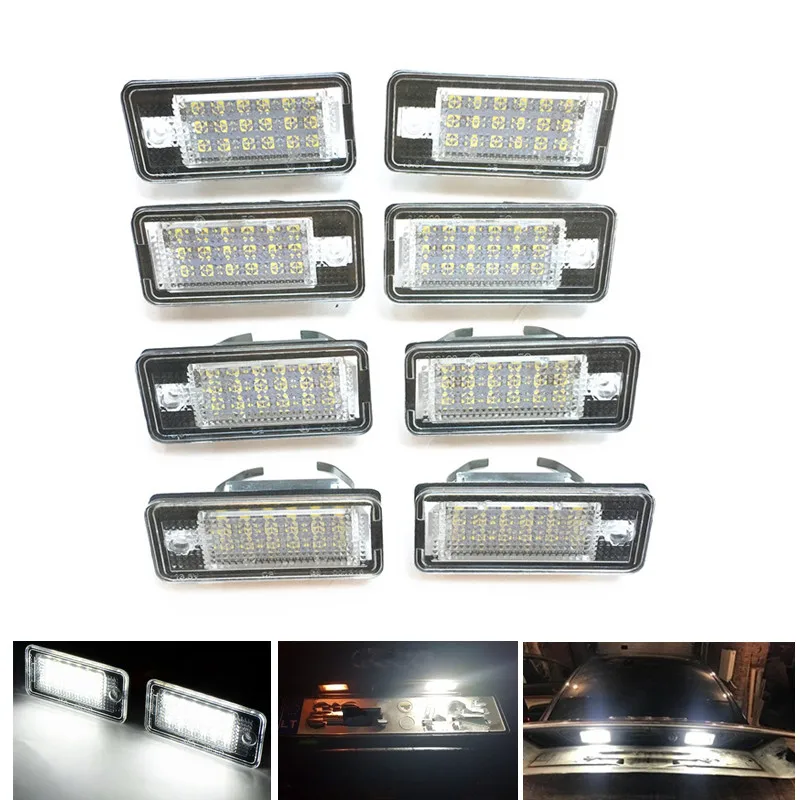 1/2/4 пары для A4 S4 B6 B7 A6 S6 C6 A3 S3 A8 S8 D3 Rs4 Rs6 Avant Q7 Canbus без ошибок автомобиля светодиодный
