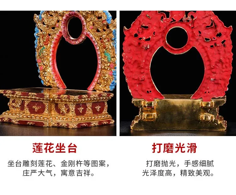 36 см большой храм поставки хорошее Будды SUPANNA Гаруда цветной рисунок