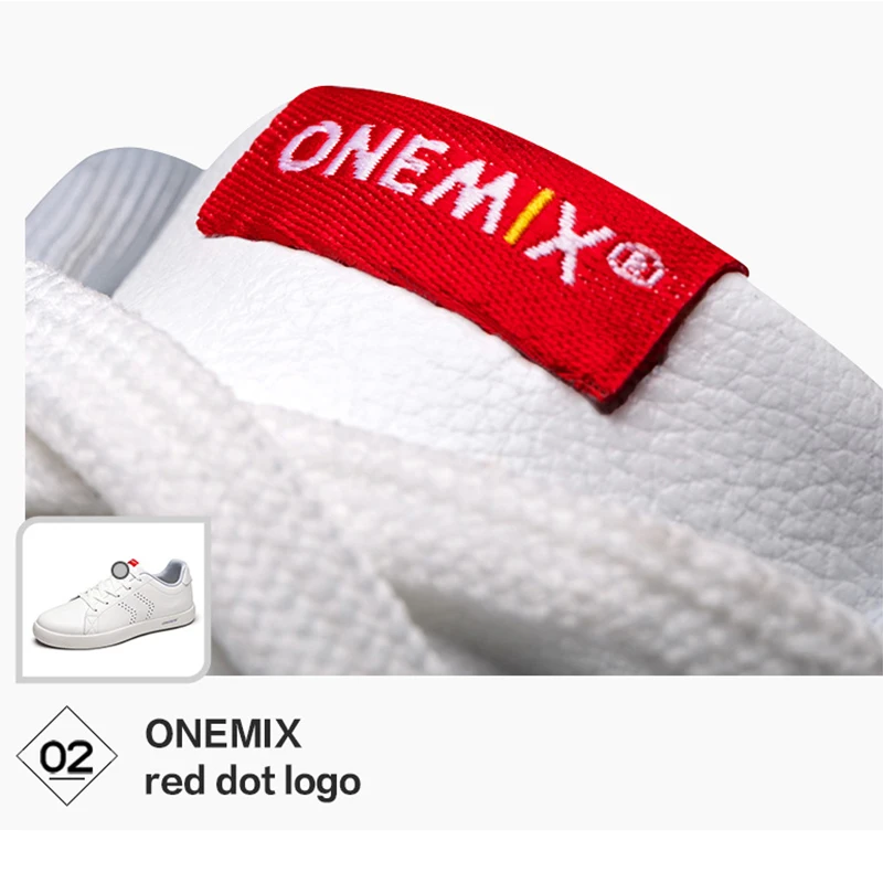 ONEMIX/Мужская обувь; кроссовки; Новинка года; Повседневная обувь для скейтборда из мягкой кожи; Легкая спортивная обувь для бега; цвет белый, черный; Tenis Masculino