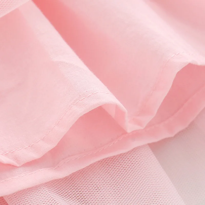 Красного цвета с рюшами принтом 1st платье на день рождения для новорожденных