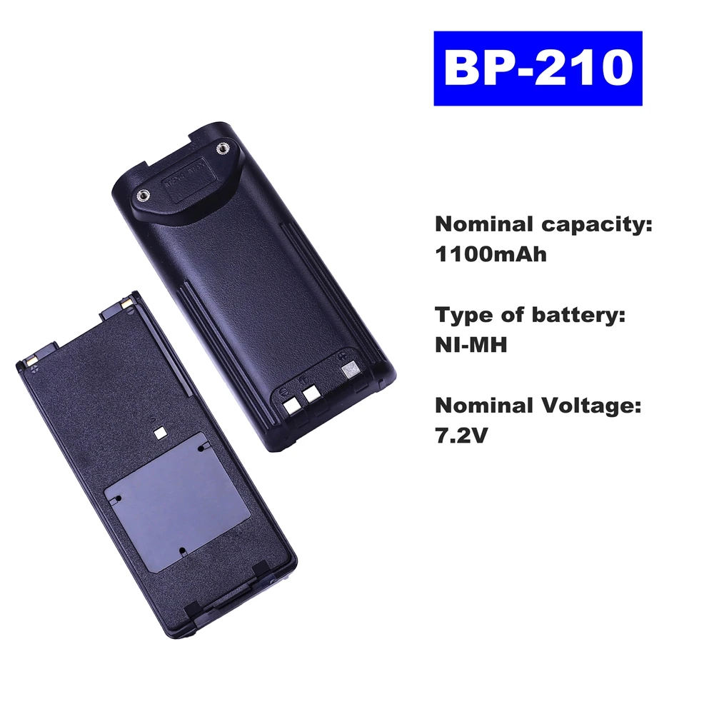 

7.2V 1100mAh NI-MH Radio Battery BP-210 For ICOM Walkie Talkie IC-35FI/F21 F3G F218 IC-V8/V81/V82 Two Way Radio