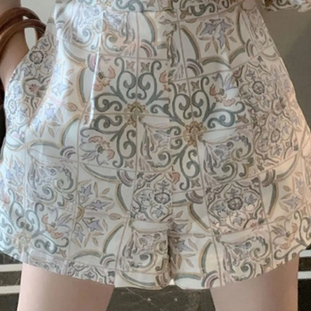 

Fashion Women Playsuit Short Puff Sleeve Waist Tight Off Shoulder Floral Print Jumpsuit Romper Office Summer Shorts monos mujer