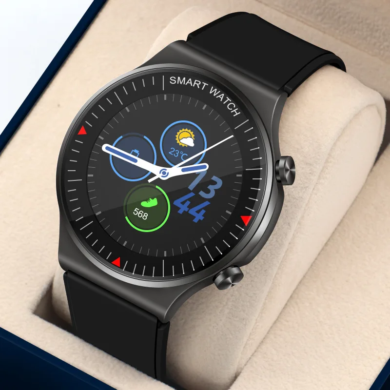 

New Touch Screen Bluetooth Call Fashion Fitness Smart Watch Heart Rate Monitor IP68 Waterproof Android IOS Smart Bracelet Men
