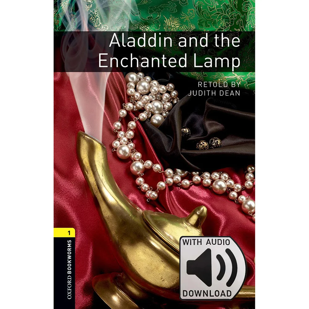 

Kids Boy Girl Educational English reading book Oxford Bookworms Library: Level 1: Aladdin and the Enchanted Lamp