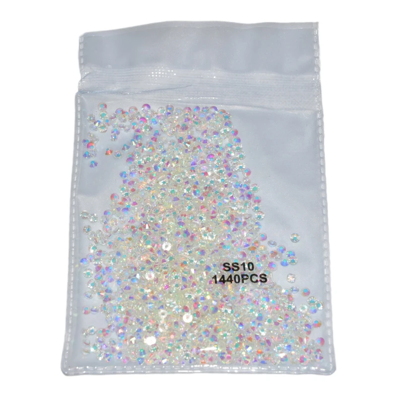 

SS3-SS30 стеклянные стразы AB без горячей фиксации, цветные стразы AB из стекла, блестящие стразы для украшения ногтей
