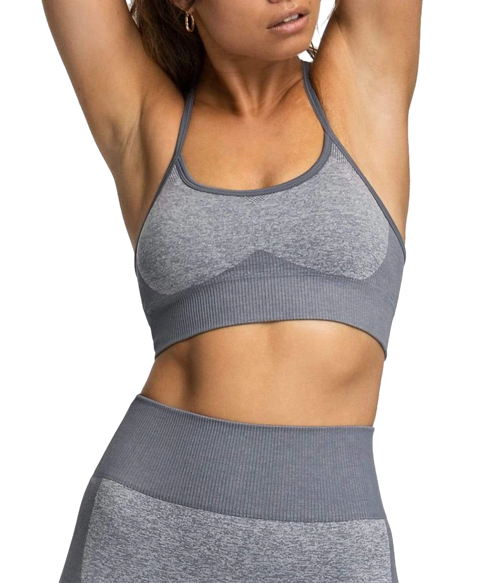 Yaavii Женские Бесшовные Спортивные бюстгальтеры супер эластичные для йоги