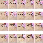 Декоративные цифры, акриловые, серебристые, золотистые, геометрические цифры, шестигранные таблички на стол с цифрами