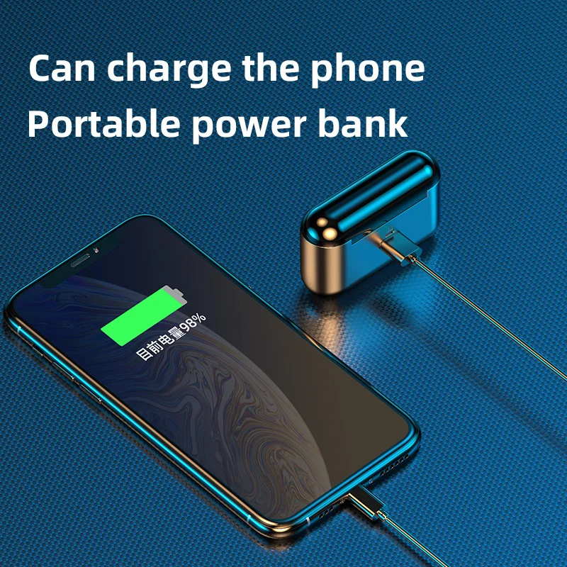 

Mini TWS Bluetooth 5.1Headphones Sport Waterproof Earphones Bluetooth Wireless Headsets With Microphones Touch Control Earbuds