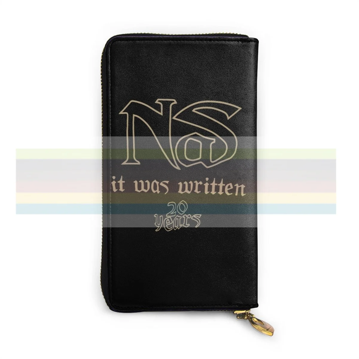 

NAS CONCERT TOUR new men's and women's smart leather wallet credit card bank card bag. Long mobile wallet