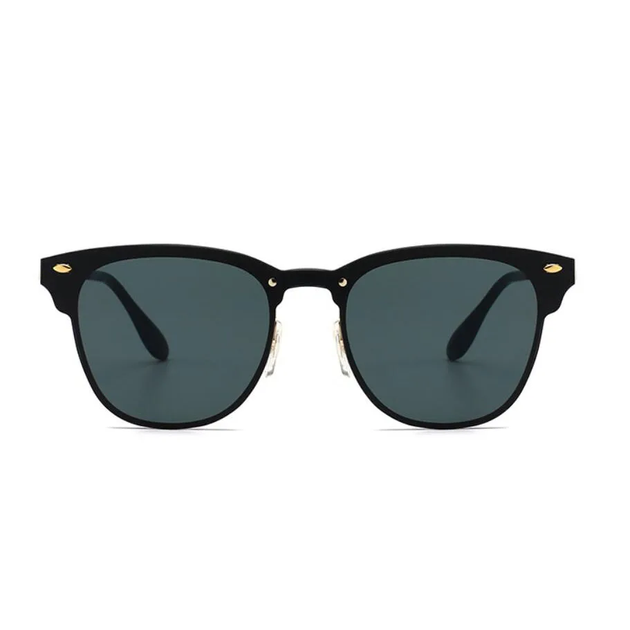 Солнцезащитные очки в металлической оправе для мужчин и женщин Модные Винтажные