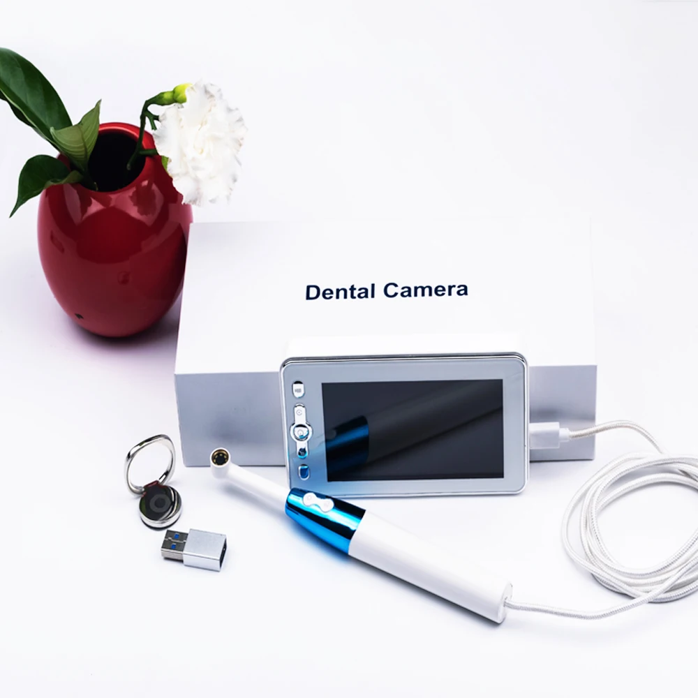 

Visual Oral Dental Endoscope Camera with 4.3 Inch Screen Medical Borescope Handheld HD Oral Detector Health Camera Tool