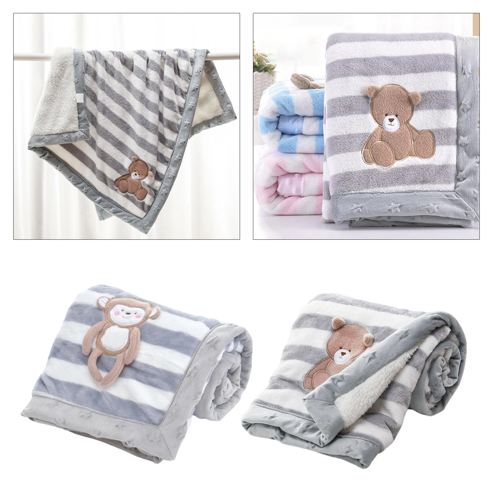 

Fleece Plush Throw Blanket Soft Lightweight Kids Blanket for Bed, Warm Flannel