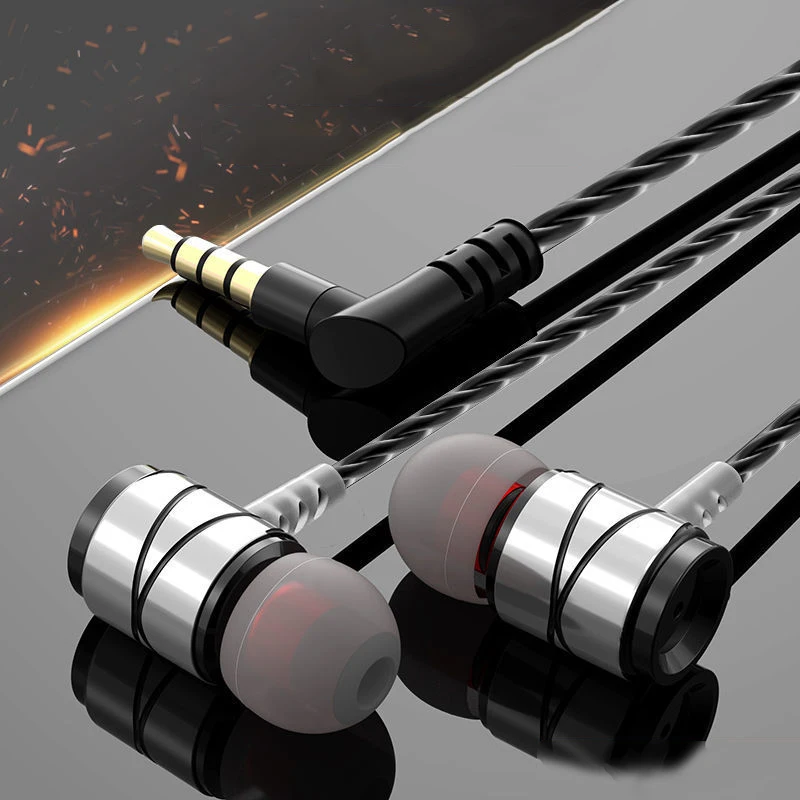 

Wired Earphone Stereo In-Ear Headset with Microphone Earbuds 3.5mm for Smart Phone MP3 Laptop PC H-best