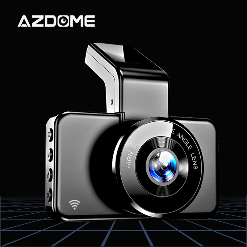 AZDOME M17 1080P видеорегистратор WI-FI 170 градусов широкоугольная автомобильная камера 24H