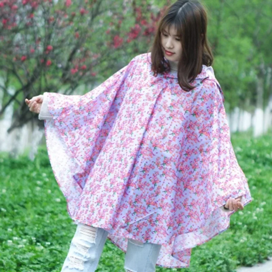 Водонепроницаемая дождевая куртка для женщин и детей дождевик длинное пончо