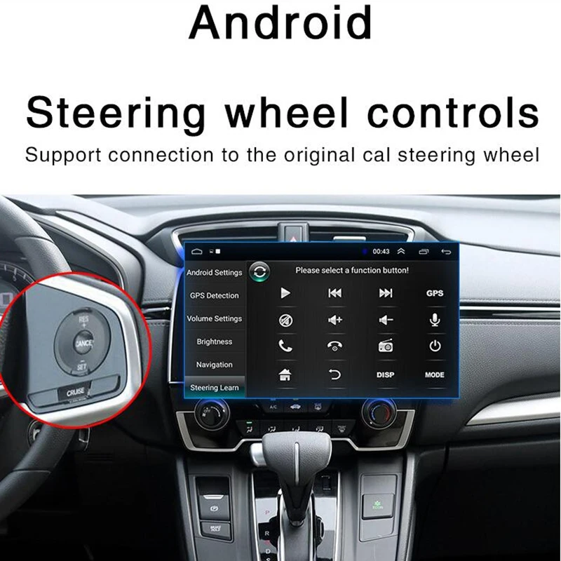 Android 8 1 9 дюймов 2Din автомобильный GPS Navi Радио для 2007-2013 Toyota RAV4 мультимедийный плеер