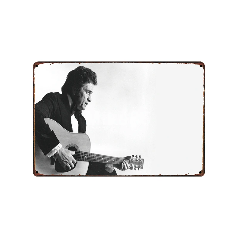 [Mike86] Jonny CASH MUSIC металлическая вывеска винтажный Паб Магазин рисунок на железной поверхности в стиле ретро художественный плакат Искусство 20*30 см LT-1795 - Цвет: SA-2228