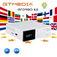 gtmedia gtc satellite receiver dvb s2t2s android 6 0 amlogic 2gb 16gb support ota set top box decoder receptor