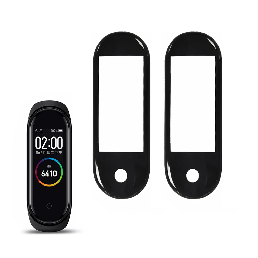 2 шт. защитная пленка из стекловолокна для Mi Band 4 защита экрана мягкая XiaoMi чехол