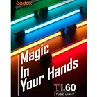 Световая трубка Godox TL60 Pavo, ручная светильник вая палочка RGB для фотосъемки, цветная трубка RGB с дистанционным управлением через приложение для видео, фотостудии