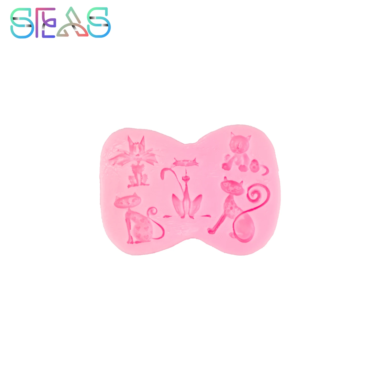 

Creative Cat Epoxy Resin Molds Baking Silicone Mold Cake Manual Biscuit Mould Cake Decoration Mould Fondant Jelly Candy Mold