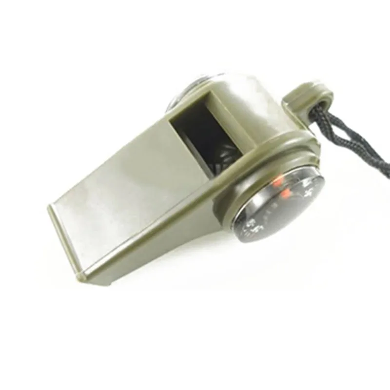 

3 In 1 Whistle Compass Thermometer Outdoor Camping Survival Tool EDF88