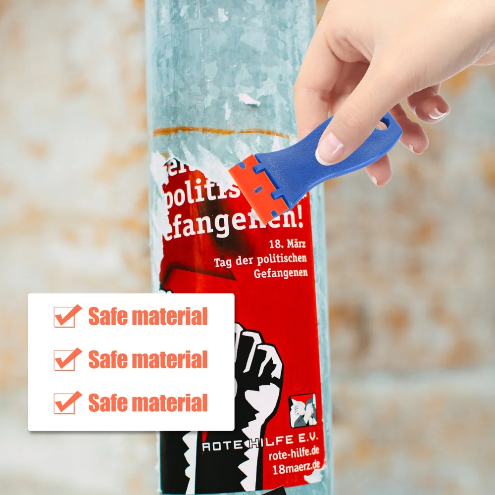 

100pcs Cleaning Scraper Shovel Blades for Decals Stickers Label Caulk Glue