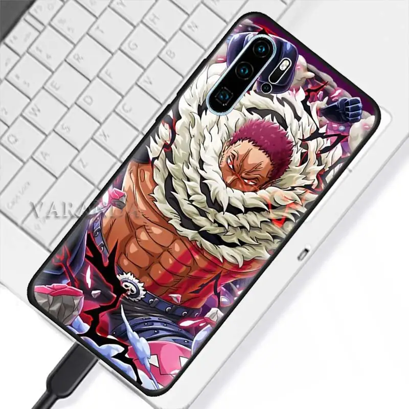 

Anime One Piece Cases For Huawei P30 Pro P40 Lite P20 P Smart S Z Plus 2019 Black Silicone Phone Casing Soft Coque