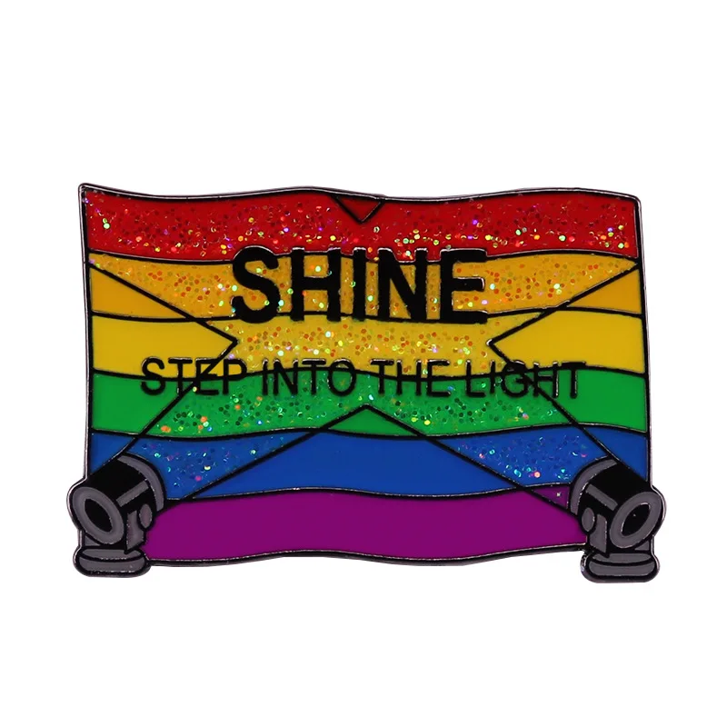 

LGBT Enamel Bisexual Pansexual Lapel Badge Queer Bag Clothes Pin Brooches