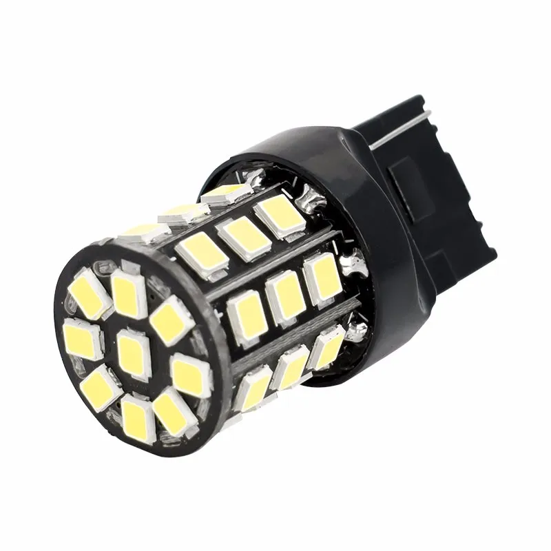 

T20 7440 W21W 33 SMD 2835 LED Car Red Tial Light WY21W Amber Rear Turn Signal Bulb W21 White Parking lights Auto Fog Lamps 12V