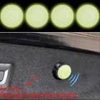 Светящийся амортизирующий коврик для двери автомобиля, закрывает дверь для защиты и отключения звука для Toyota C-hr Prado Rav4 Yaris Avensis Corolla Camry