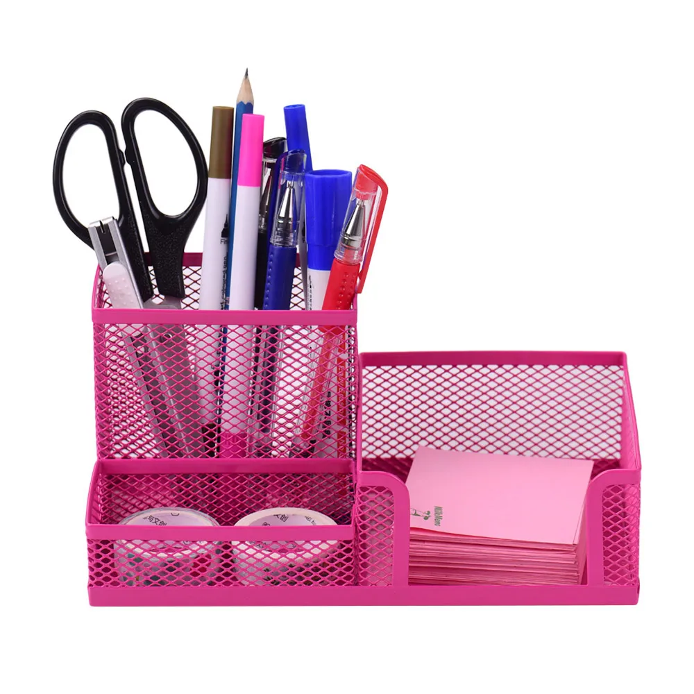 Многофункциональный настольный органайзер для хранения 3 шт. сетчатый